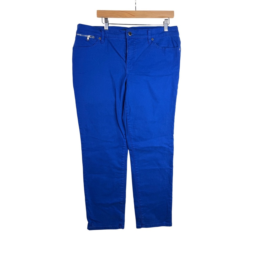 Lauren Ralph Lauren Modern Straight Ankle Jeans size 16 Blue